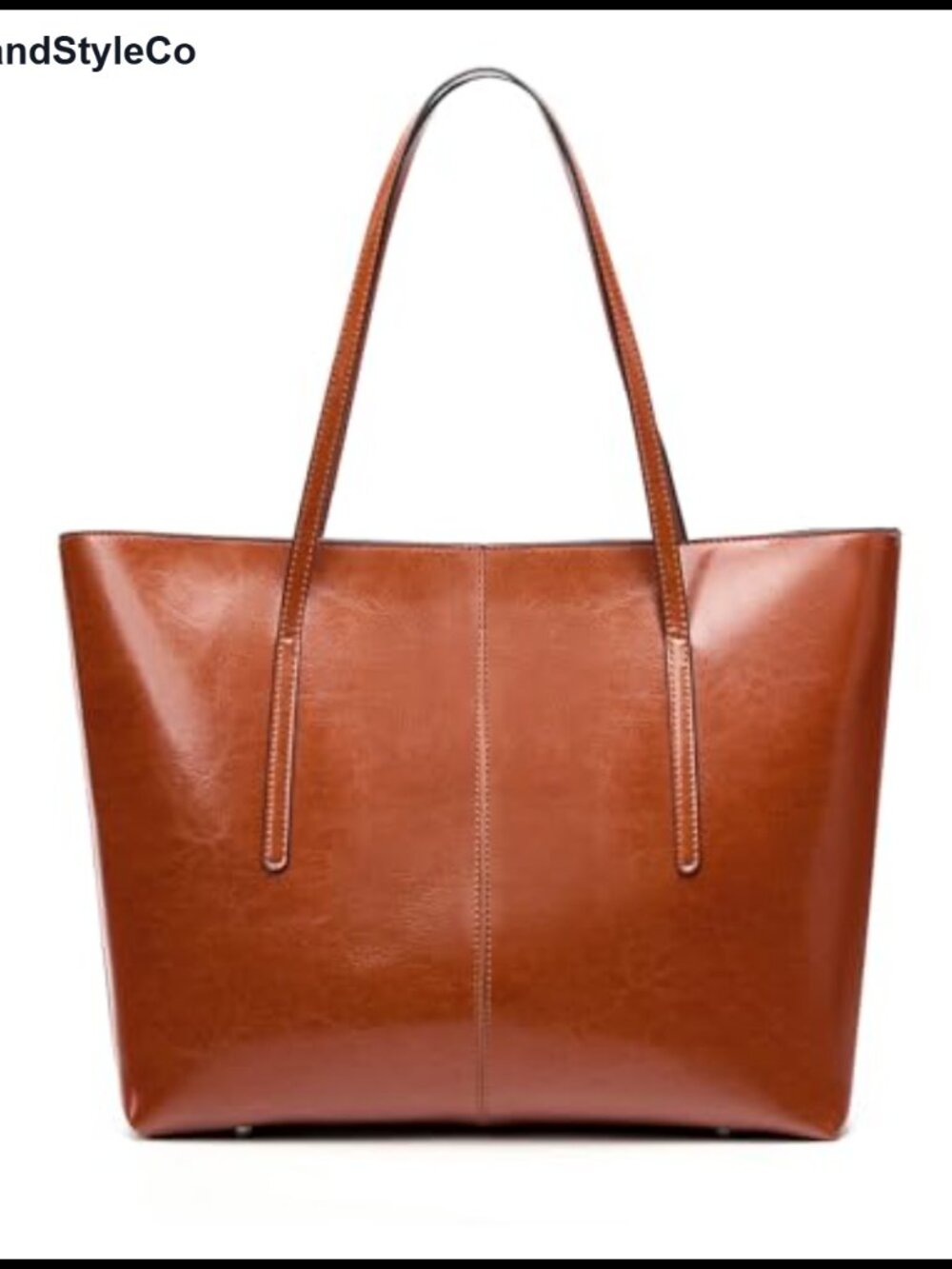 Genuine Leather Tote Bag for Women Large Purse Shoulder Bag